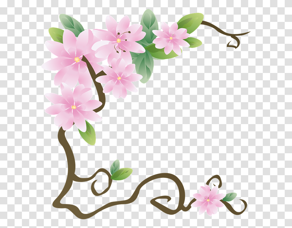 Azalea Flowers Spring, Plant, Blossom, Graphics, Art Transparent Png