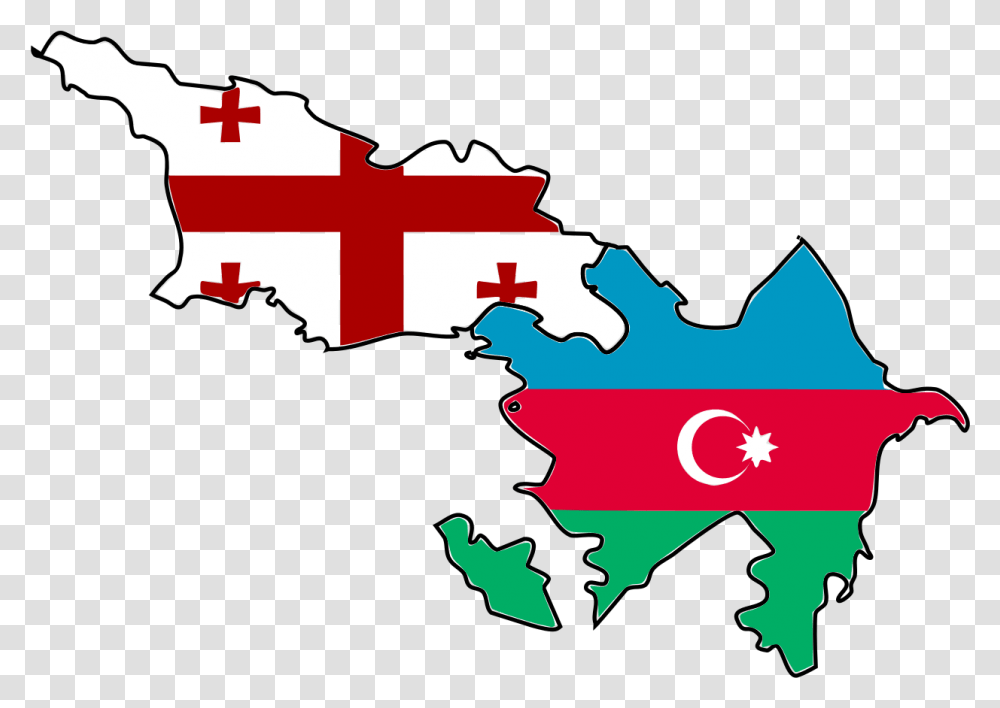 Azerbaijan And Georgia, Map, Diagram, Plot, Atlas Transparent Png