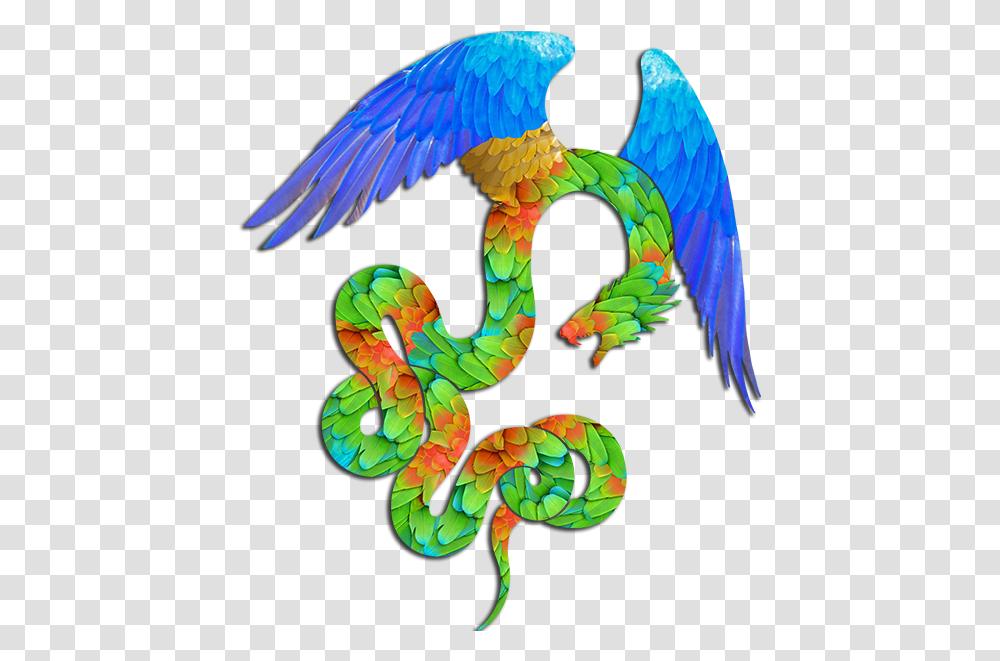 Aztec Angel Ferine Fire Voo Da Serpente Emplumada, Bird, Animal, Reptile, Snake Transparent Png