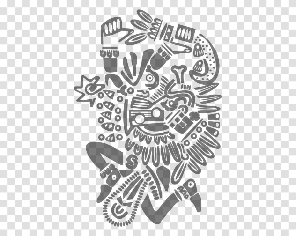 Aztec Border Aztec God Design, Gray, World Of Warcraft Transparent Png