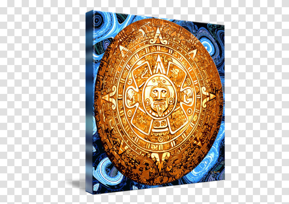Aztec Calendar 1 Aztec Gold, Armor, Lamp, Shield, Pattern Transparent Png