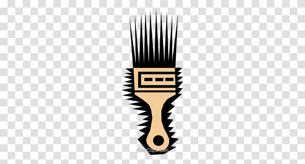 Aztec Design Paintbrush Royalty Free Vector Clip Art Illustration, Cutlery, Poster, Advertisement, Fork Transparent Png
