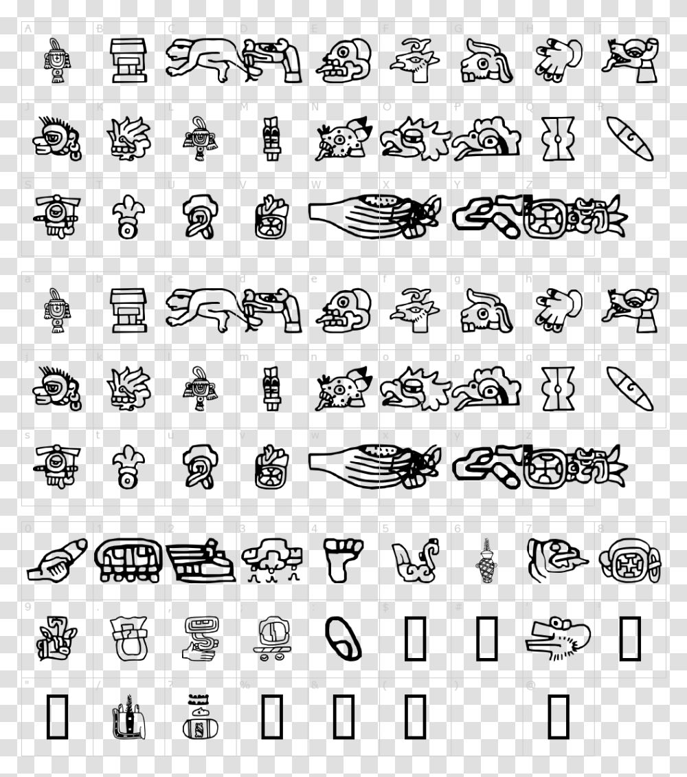 Aztec Font, Number, Calendar Transparent Png