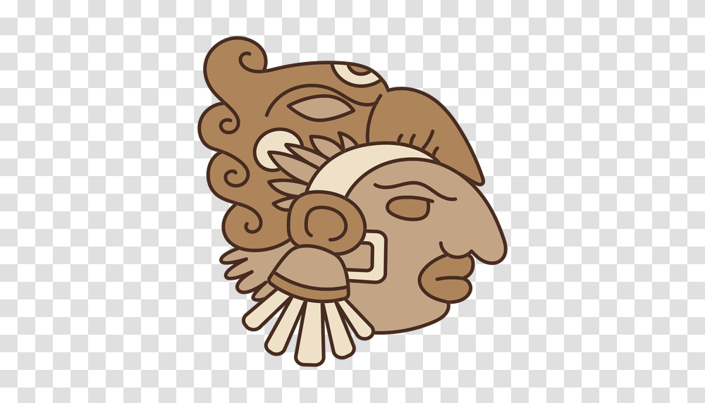 Aztec Head Mask, Face, Rattle Transparent Png