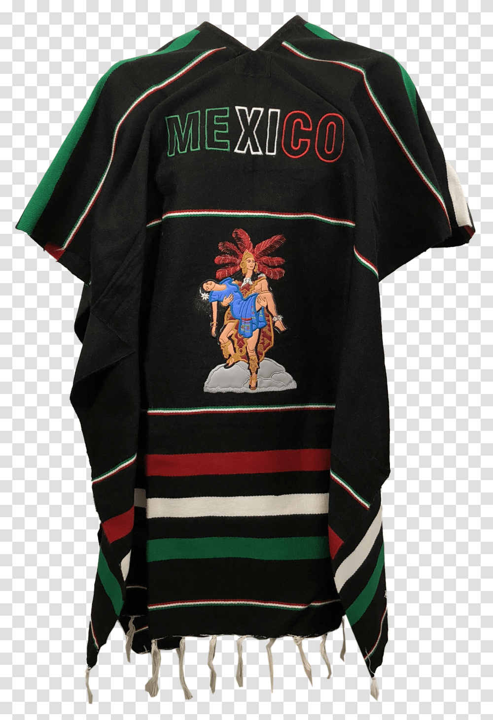 Aztec Mexican Poncho, Sleeve, Shirt, T-Shirt Transparent Png