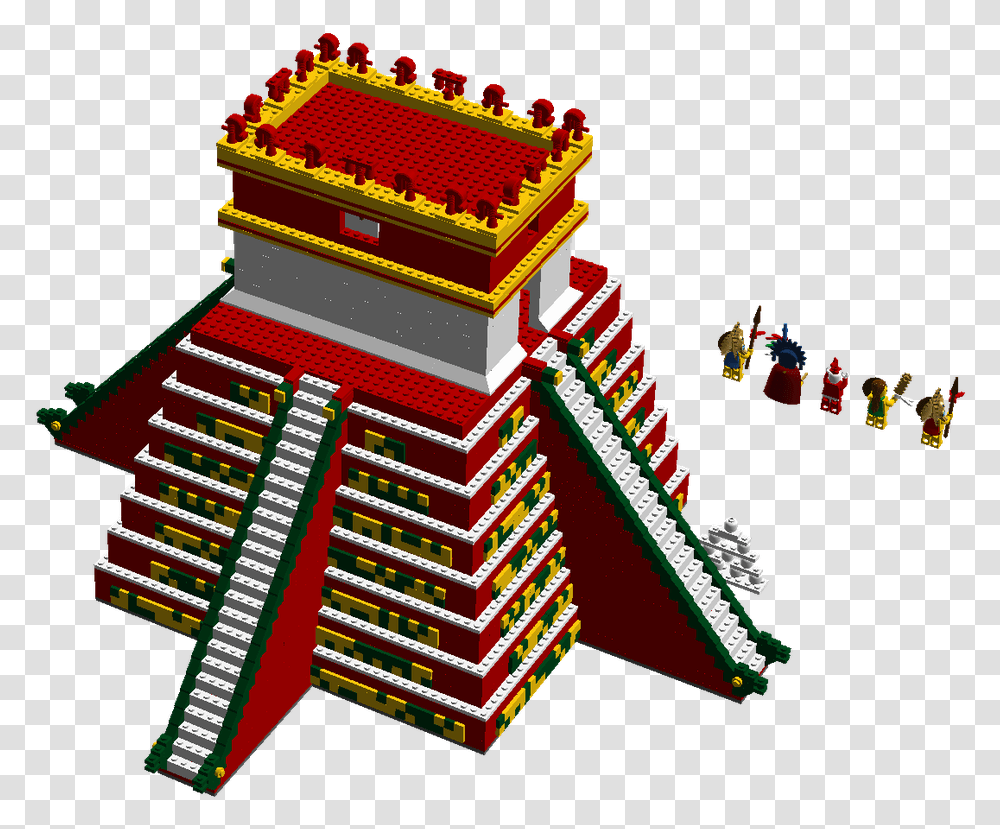 Aztec Pyramid Kukulkan Lego, Furniture, Toy, Tabletop, Machine Transparent Png