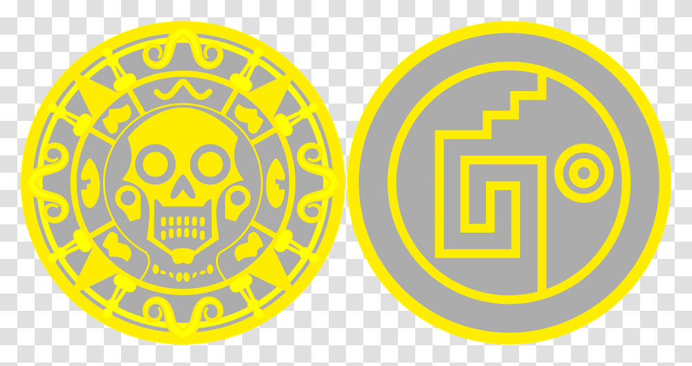 Aztec Skull Symbol, Pattern, Label, Coin Transparent Png