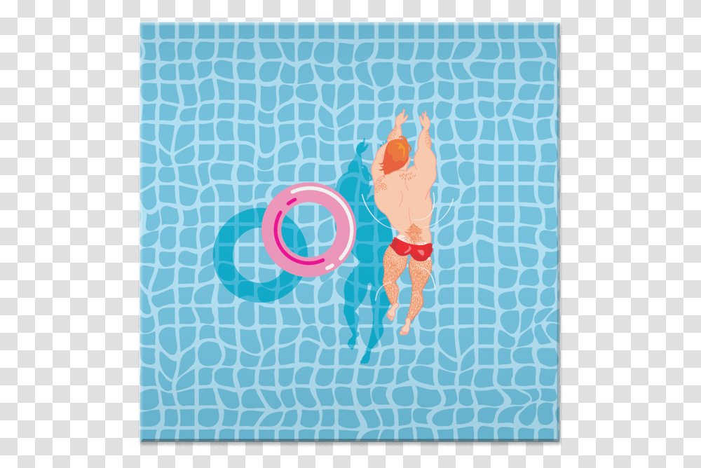 Azulejo Pool Party De Ivo Caralhactusna St. Michael Chapel, Water, Swimming, Sport, Person Transparent Png