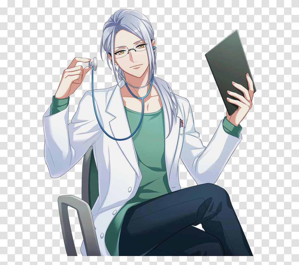 Azuma Serious Medical Doctor Anime Female Doctor, Person, Scientist, Clothing, Electronics Transparent Png