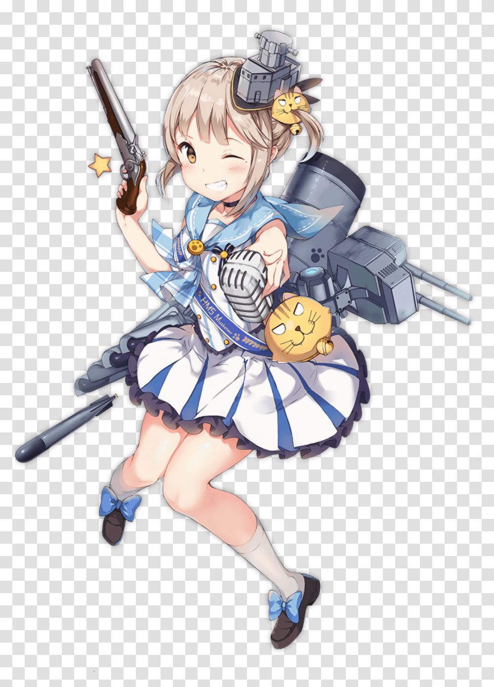 Azur Lane Anime Girls Warrior Background, Person, Human, Costume, Toy Transparent Png