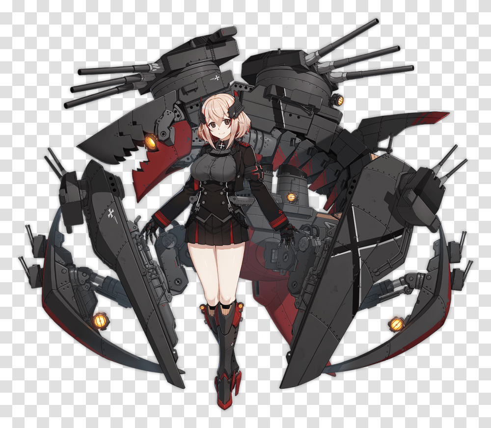 Azur Lane Roon Ship, Person, Human, Costume, Helicopter Transparent Png
