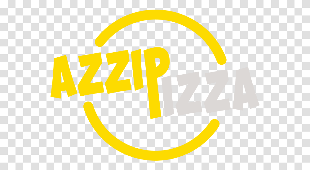 Azzip Pizza Logo Official Two Colors Graphic Design, Label, Alphabet Transparent Png