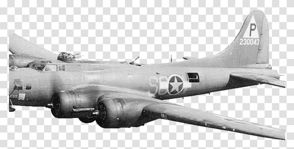 B 17 Flying Fortress, Airplane, Aircraft, Vehicle, Transportation Transparent Png