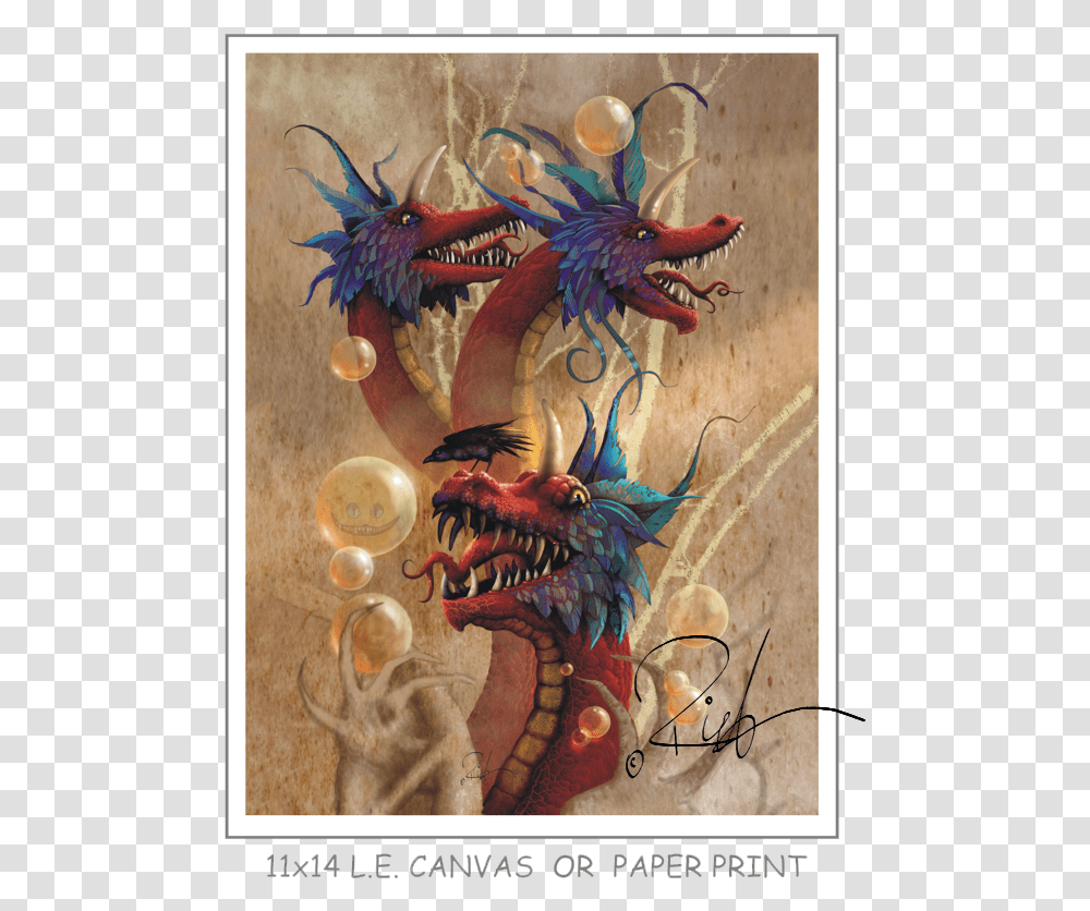 B 800sq Dragon, Bird, Animal, Painting Transparent Png