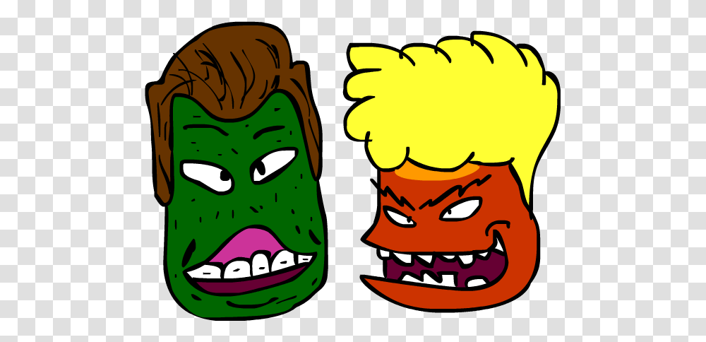 B And Bh On Annoying Orange, Food, Teeth, Mouth, Lip Transparent Png