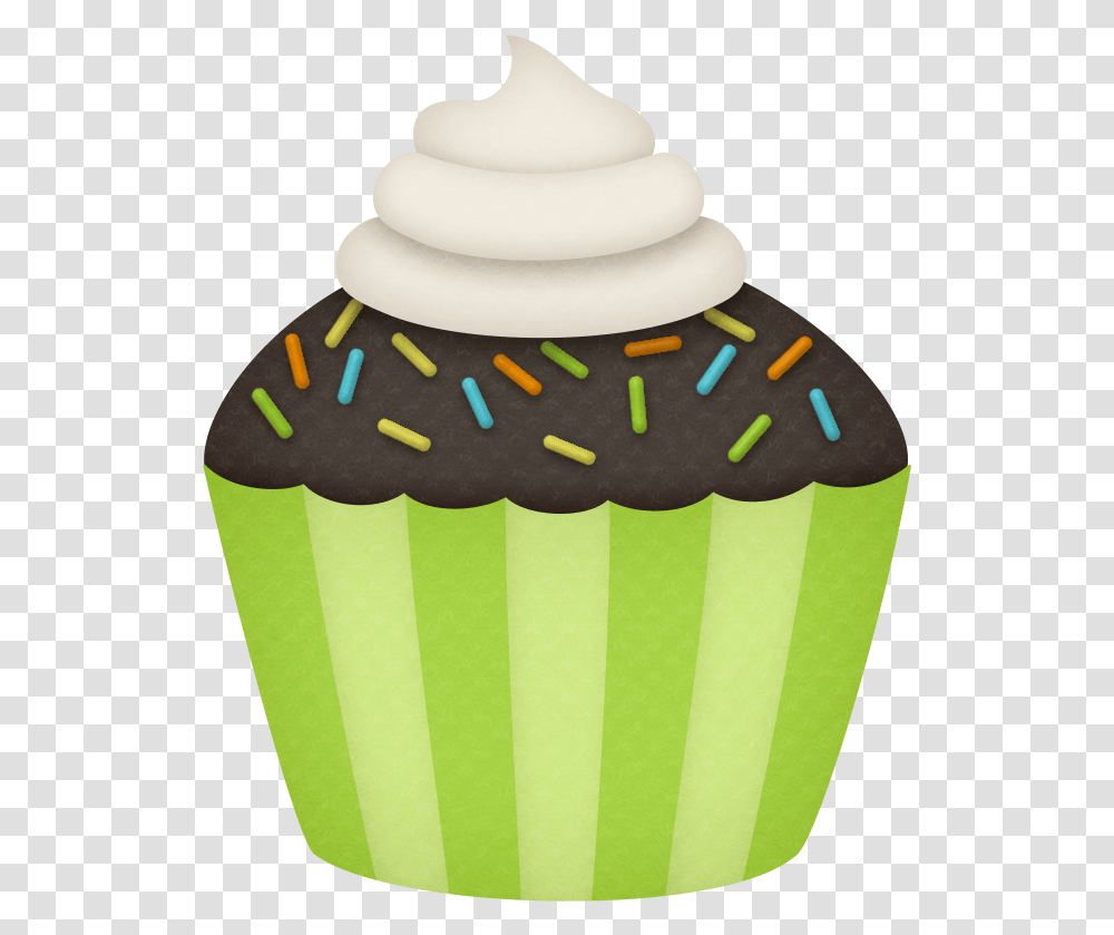 B Birthday Boy Clipart Images Cupcake Art Cupcake Cupcake Green, Cream, Dessert, Food, Creme Transparent Png