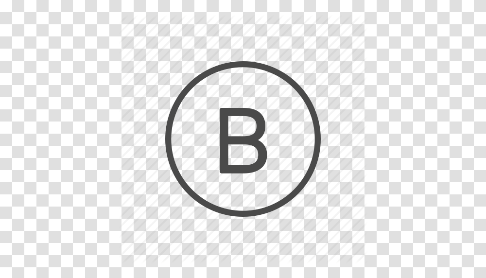 B Button Controller One Xbox Icon, Number, Alphabet Transparent Png