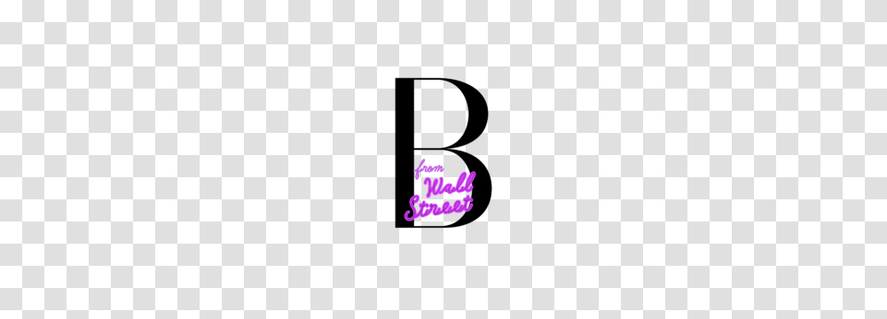 B From Wall Street Brunette From Wall Street, Logo, Trademark, Alphabet Transparent Png
