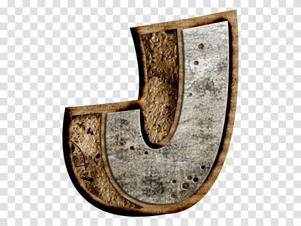 B Letter J Rocky Horror Burlap Cave Shield, Alphabet, Rug, Horseshoe Transparent Png