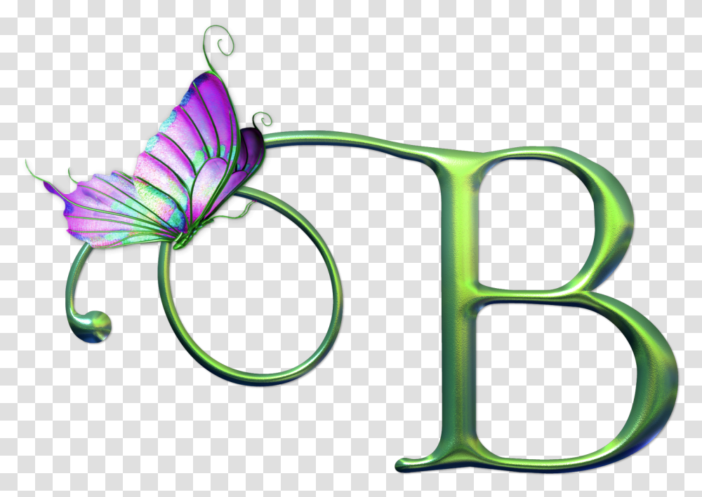 B Printable Alphabet Letters Alphabet Art Alphabet Letras Con Mariposas, Sunglasses, Accessories, Plant, Flower Transparent Png