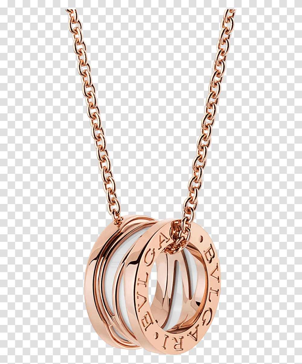 B Rose Gold Bvlgari Necklace, Pendant, Jewelry, Accessories, Accessory Transparent Png