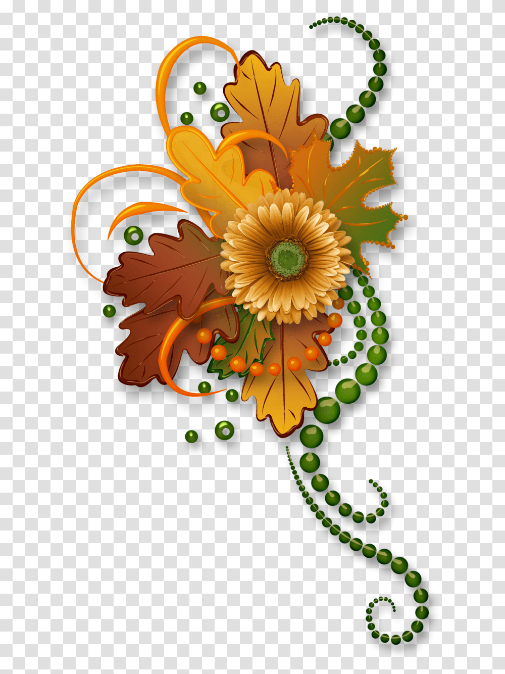 B Stop By My Etsy Shop Orange Fall Flower Clipart, Floral Design, Pattern, Bird Transparent Png