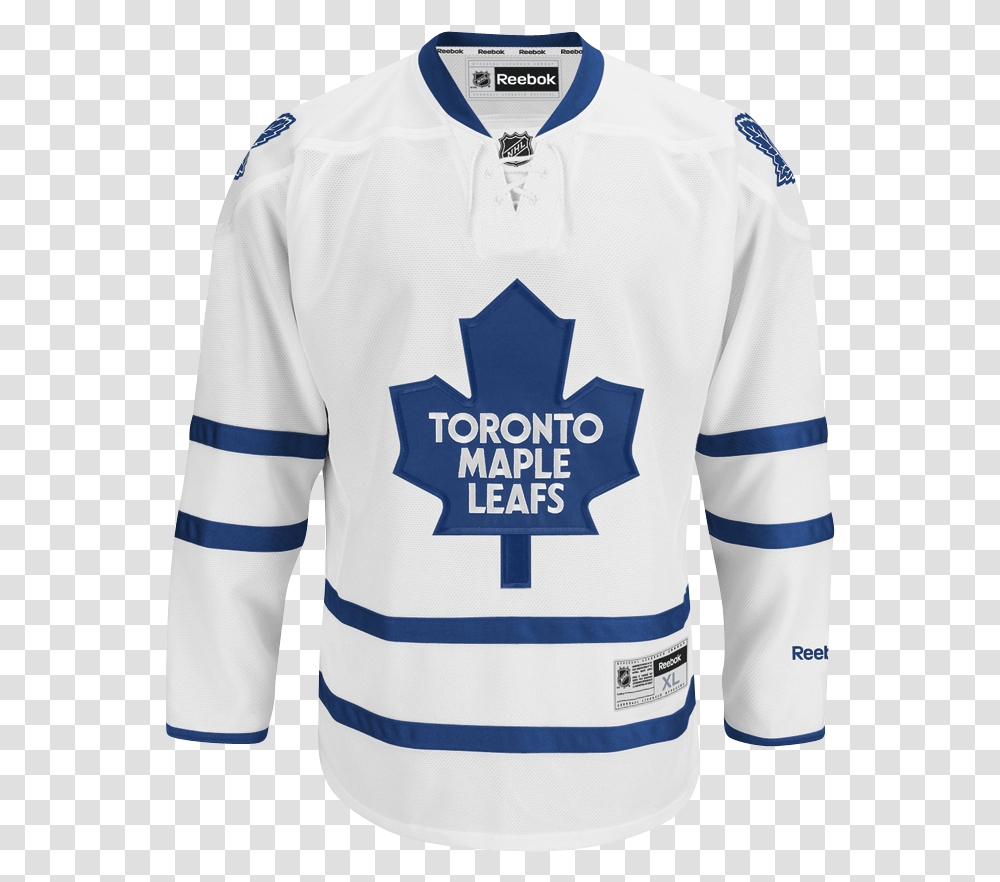 B Tml Hpjtml 5mb Mf Reebok Toronto Maple Leafs Jersey, Apparel, Shirt, Person Transparent Png