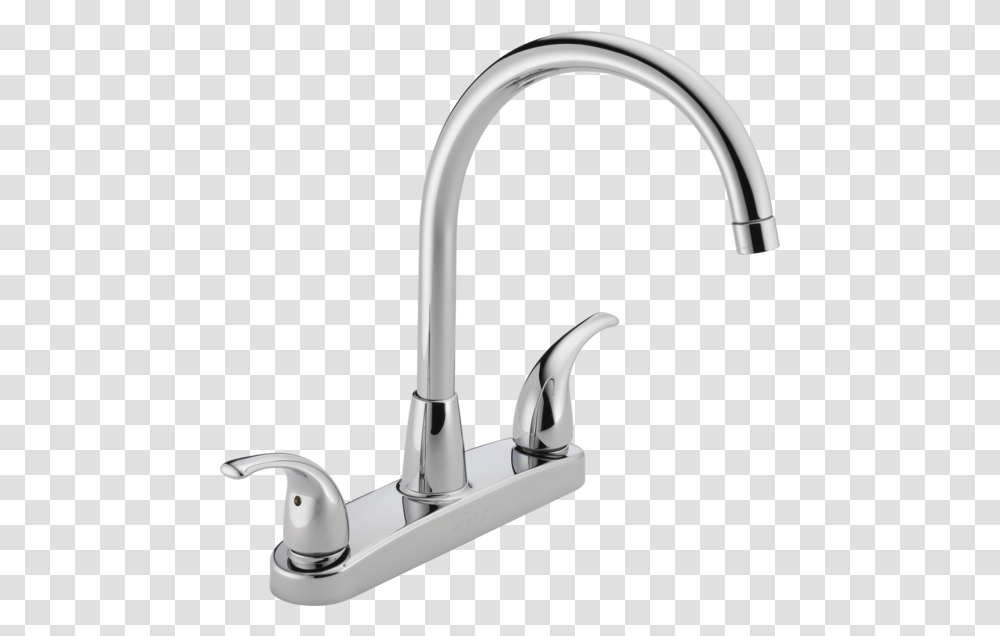 B1 Delta Kitchen Faucet High Arc Two Handle, Sink Faucet, Indoors, Tap Transparent Png