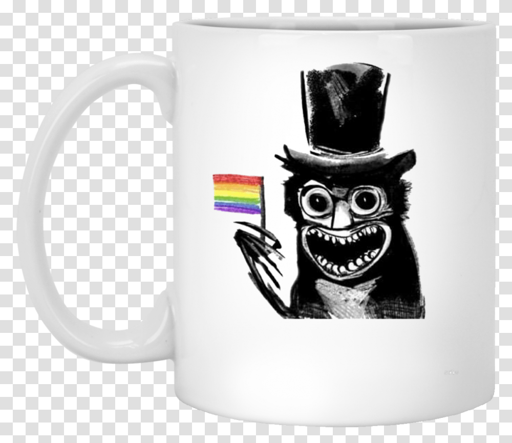 Babadook White Mug Mug, Coffee Cup, Hat, Apparel Transparent Png