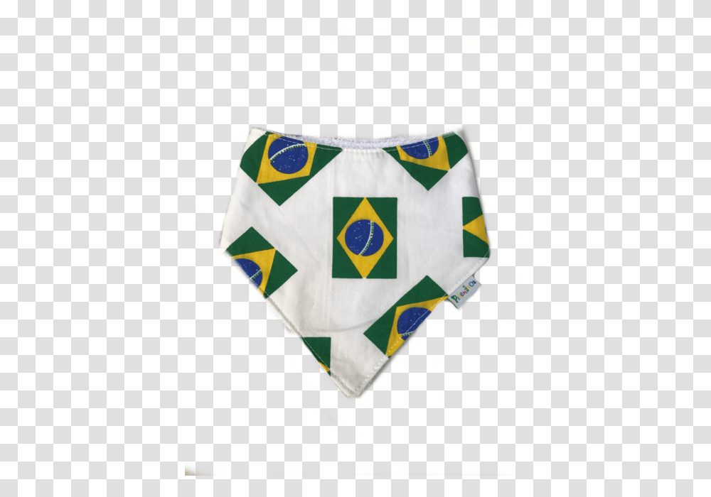 Babador Bandana Bandeira Do Brasil Pe9080 Brazil Flag, Label Transparent Png