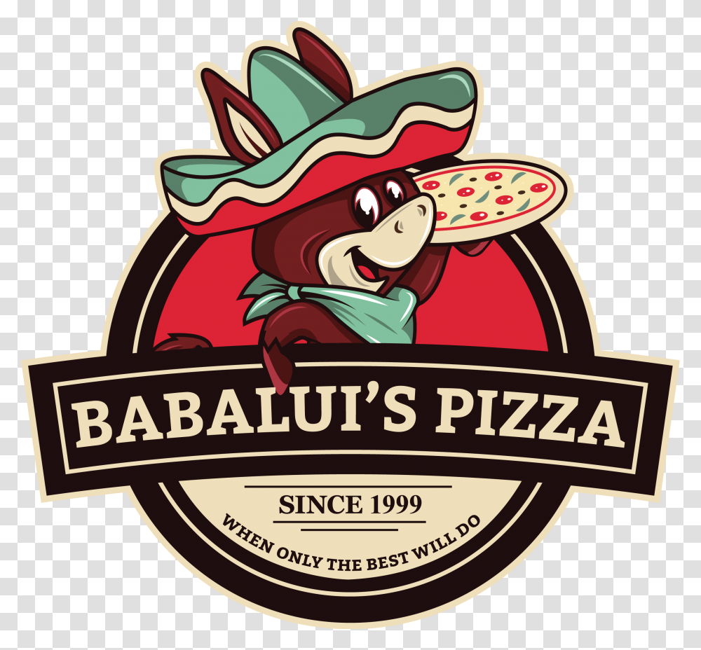Babaluis Pizza, Label, Logo Transparent Png