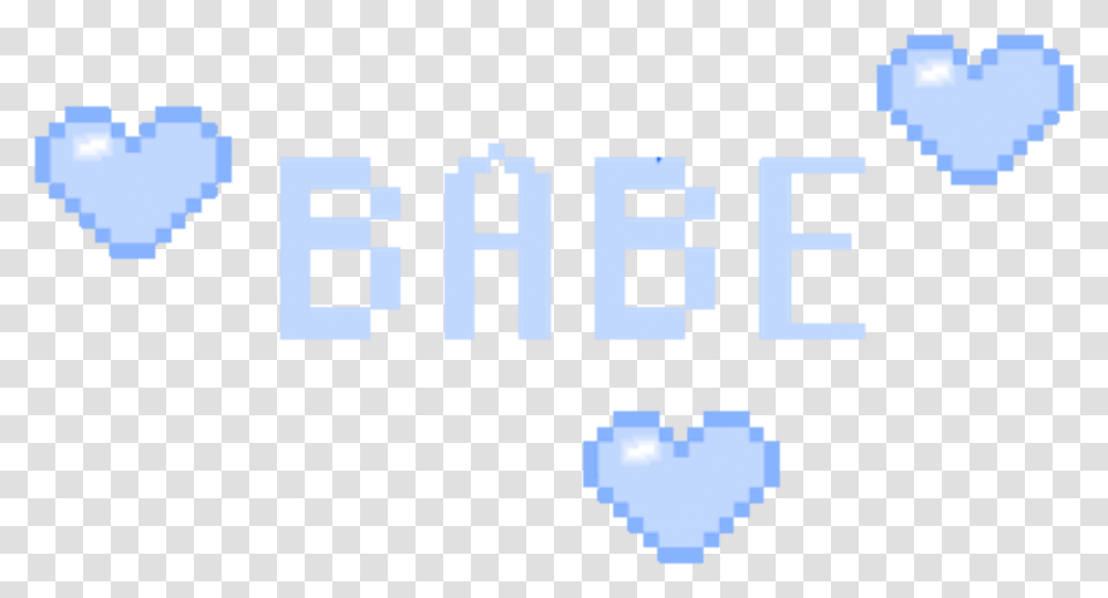 Babe Hearts Blue Love Cute Kawaii Tumblr Blue Tumblr, Alphabet, Number Transparent Png
