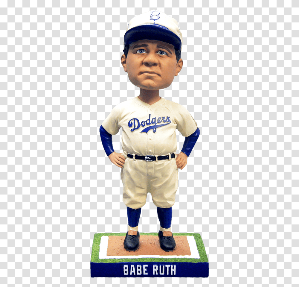 Babe Ruth Dodgers Bobblehead, Person, People, Sport Transparent Png