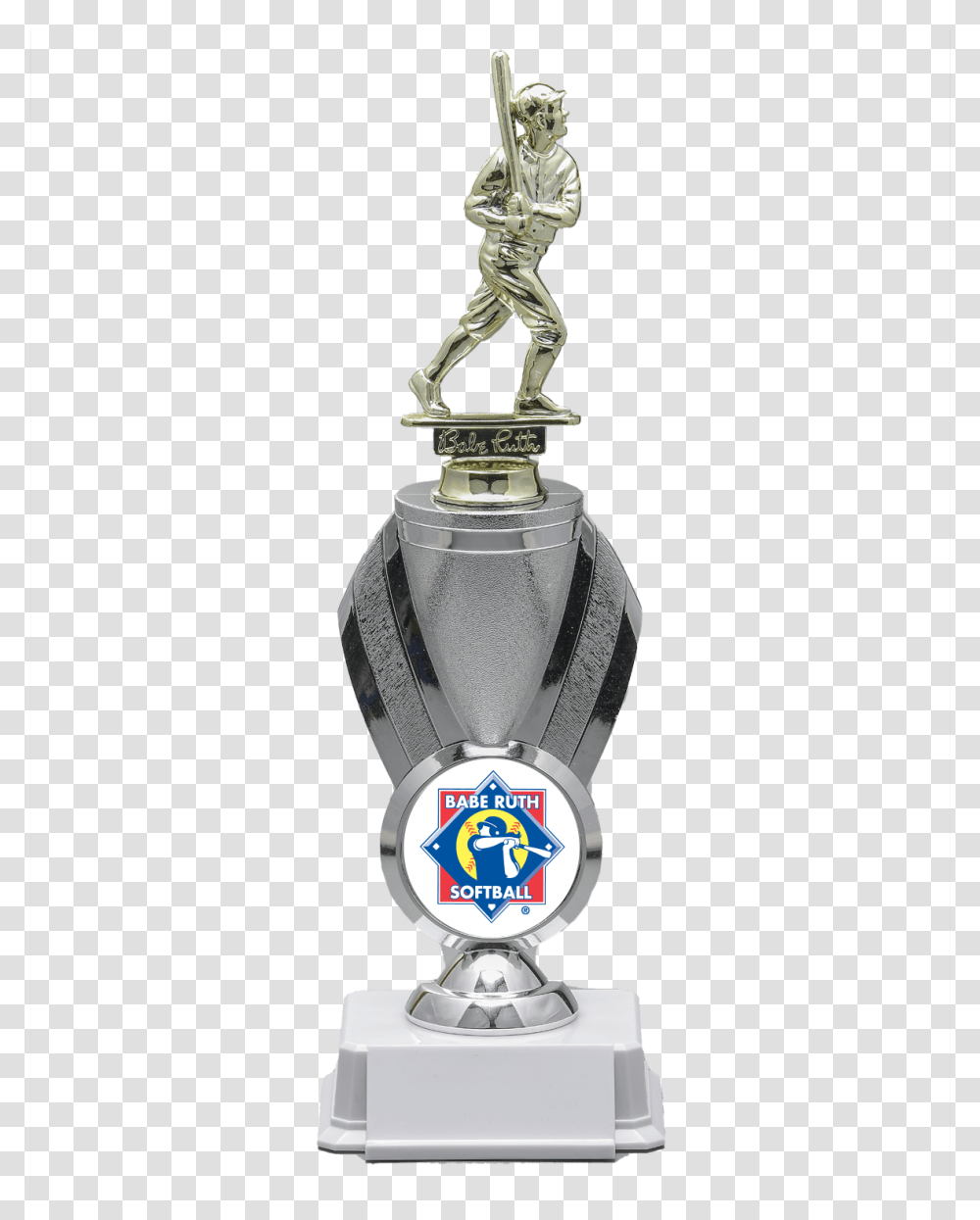 Babe Ruth Softball, Trophy, Person, Human, Lamp Transparent Png