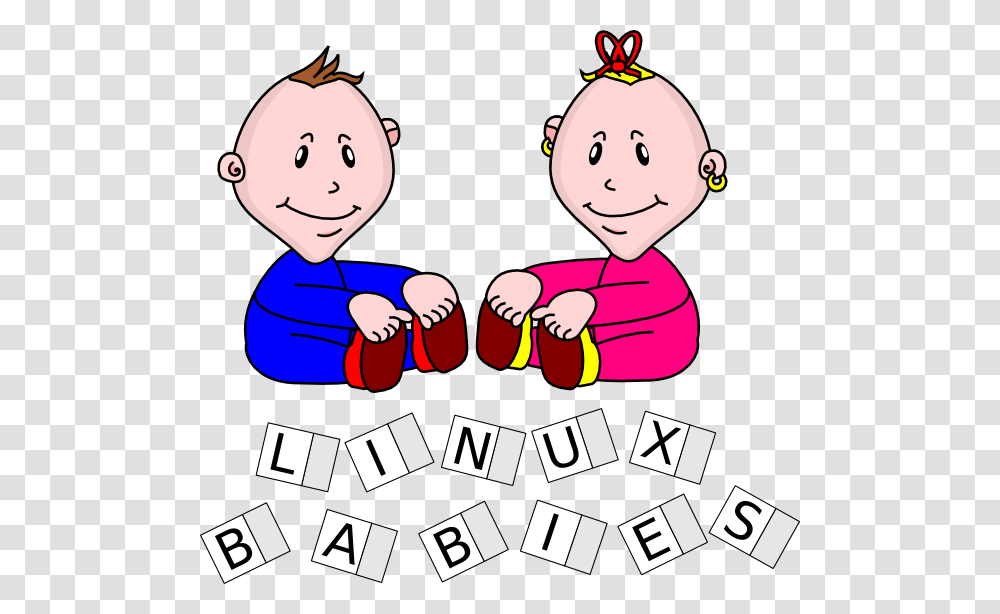 Babies Boy And Girl Baby, Number, Hand Transparent Png