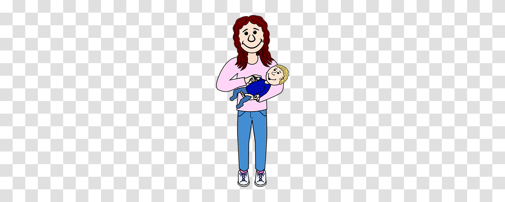 Baby Person, Hug, Doctor, Book Transparent Png