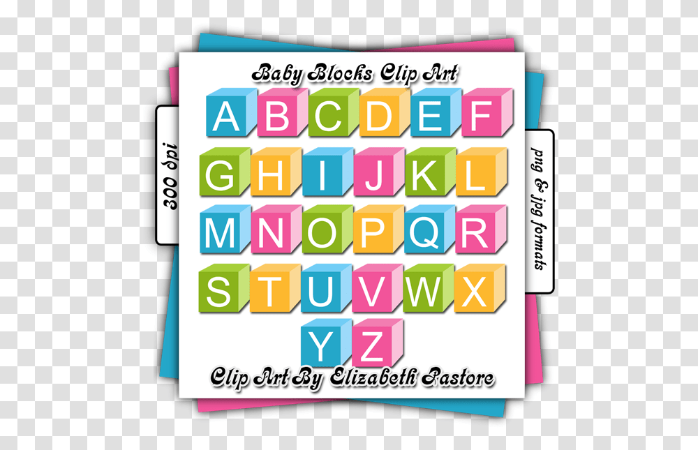 Baby Alphabet Blocks Clipart, Word, Interior Design, Poster Transparent Png