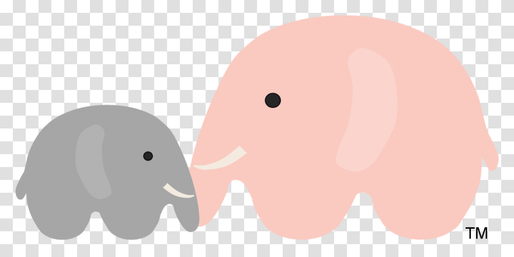 Baby And Mom Elephant, Plush, Toy, Animal, Mammal Transparent Png