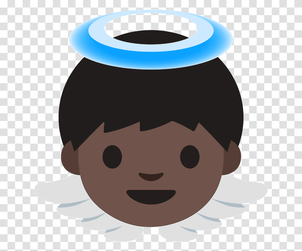 Baby Angel Emoji Clipart Free Download Google, Frisbee, Toy Transparent Png