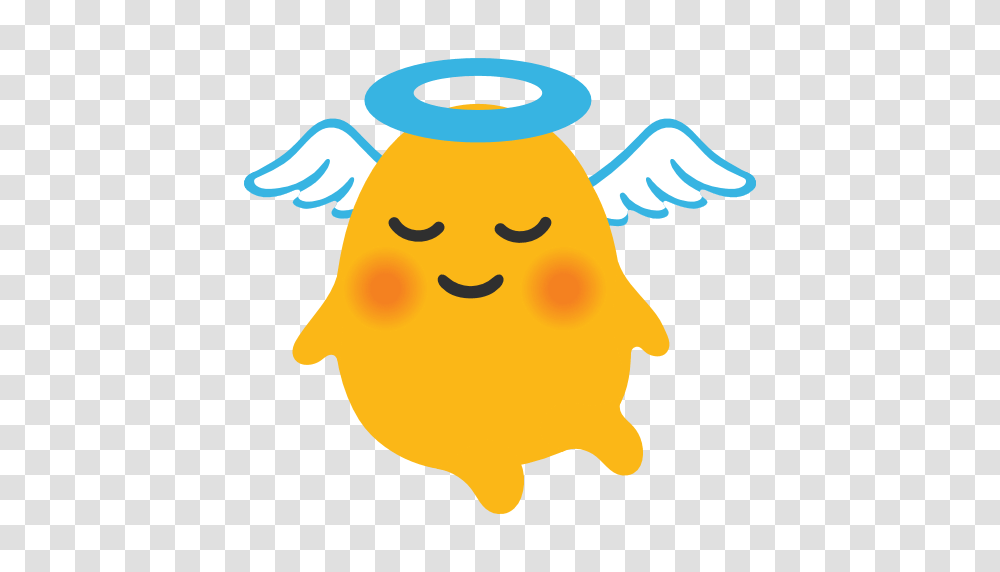 Baby Angel Emoji For Facebook Email Sms Id, Animal, Snowman, Outdoors, Nature Transparent Png