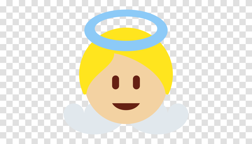 Baby Angel Emoji With Medium Light Skin Tone Meaning And Pictures, Drawing, Apparel Transparent Png
