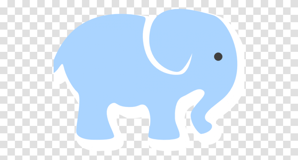 Baby Animal Clipart Blue Elephant Indian Elephant, Mammal, Wildlife, Piggy Bank Transparent Png