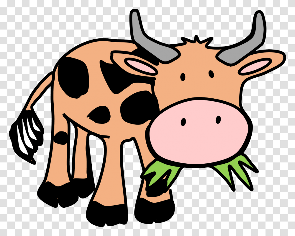 Baby Animal Clipart Herbivore Animal, Mammal, Cow, Cattle, Dairy Cow Transparent Png