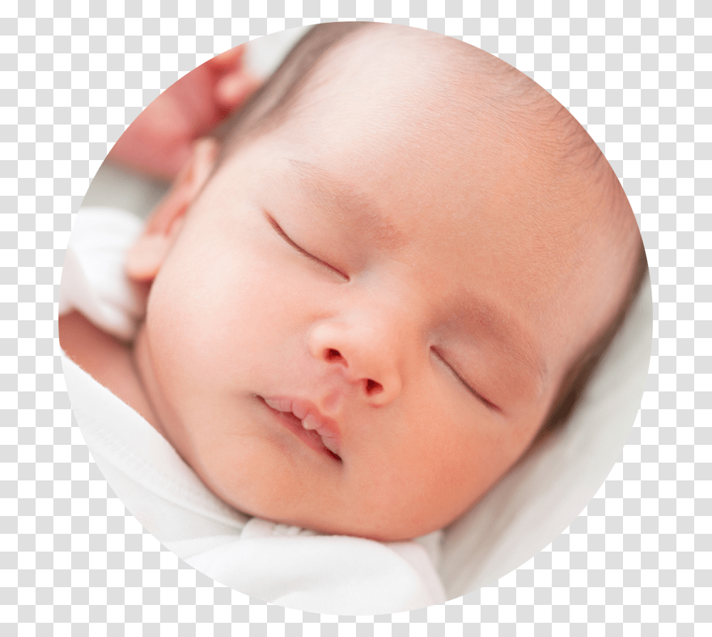 Baby Asleep, Person, Human, Newborn, Face Transparent Png