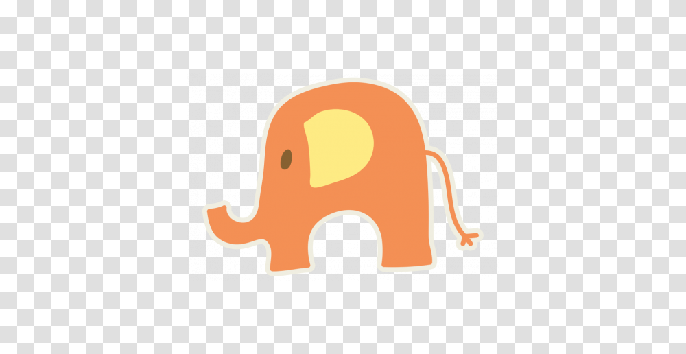 Baby Baby Elephant Orange Graphic, Doodle, Drawing Transparent Png