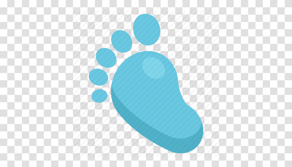 Baby Baby Shower Foot Foot Print Icon, Footprint Transparent Png