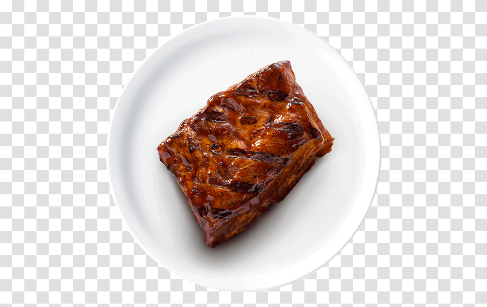 Baby Back Ribs Half Kenny Rogers Baby Back Ribs, Dessert, Food, Chocolate, Cookie Transparent Png