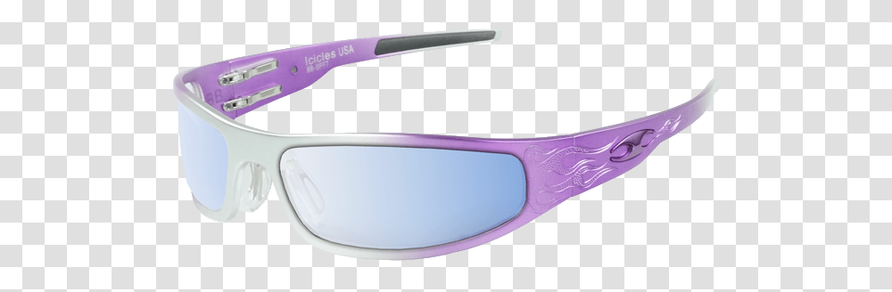 Baby Bagger Purple Silver Fade Icicles, Sunglasses, Accessories, Accessory, Goggles Transparent Png