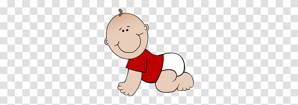 Baby Bay Boy With Red Shirt Clip Art, Crawling, Snowman, Winter, Outdoors Transparent Png