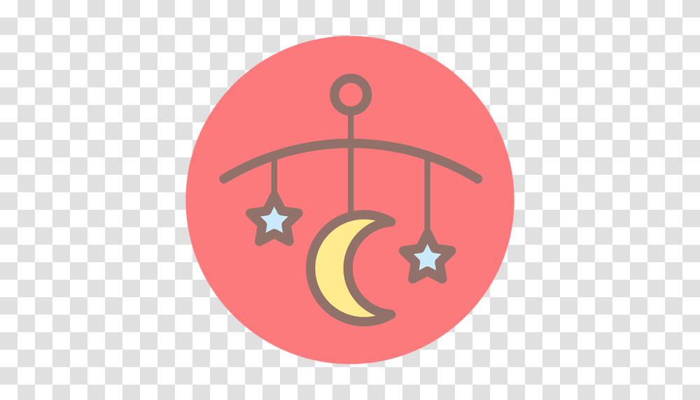Baby Bed Bell Circle Icon, Number, Star Symbol Transparent Png
